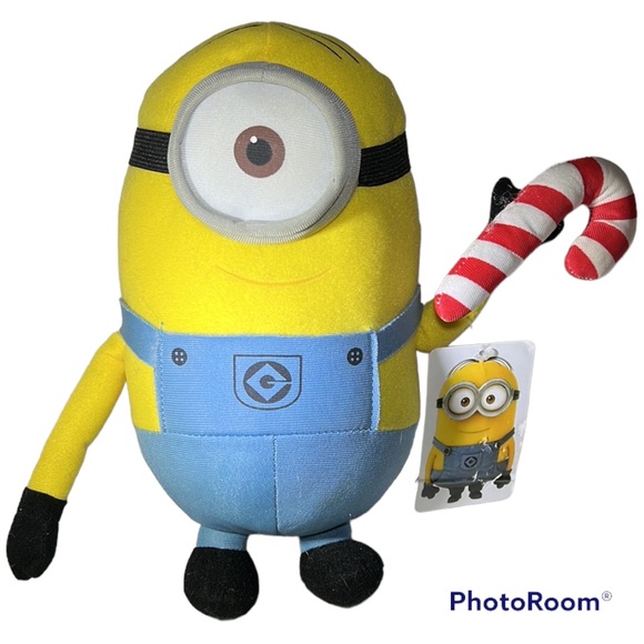 Toy Factory Holiday Despicable Me Minion One Eye 6 Plush Holding